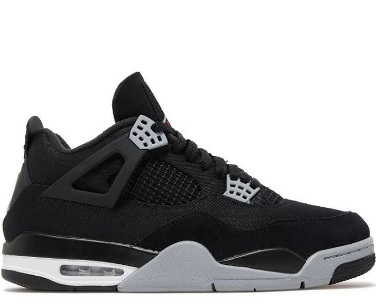 Air Jordan 4 Retro SE "Black Canvas Mens