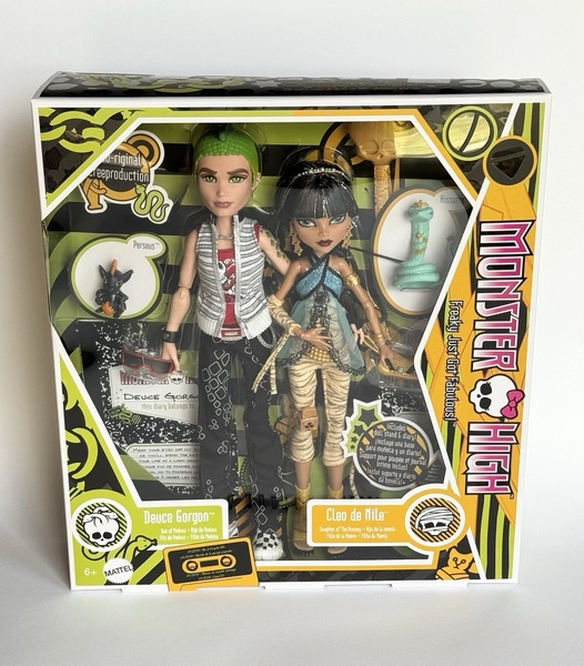 Bonecas Monster High Creeproduction Cleo De Nile e Deuce Gorgon pacote com 2