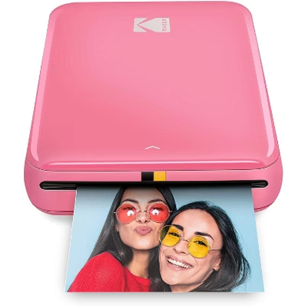 Kodak Step Mobile Instant Photo Printer 2x3" (Pink), Compatible with iOS, Android & Bluetooth