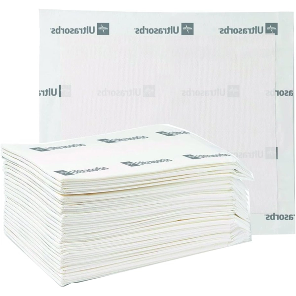 Medline Ultrasorbs Advanced+ Premium Absorbent Underpads, Extra Absorbency30 x 36 inches - Bag of 10