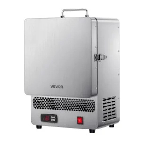 VEVOR Tabletop Melting Kiln 1500W Powerful Electric Kiln 1200℃ Maximum Temperature, Stainless Steel Gold Melting Kiln for Wax Casting, Clay DIY, Metal Tempering, Glazing on Ceramics, Silver