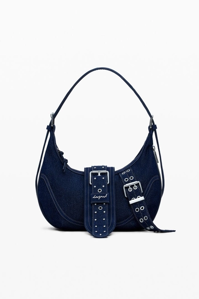 Sac en jean à boucles moyen pour femme I Desigual.com