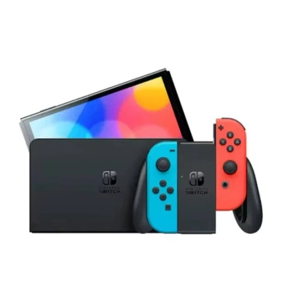 Nintendo Switch OLED 64GB Gaming Console with Joy-Con and 7-Inch OLED Display
