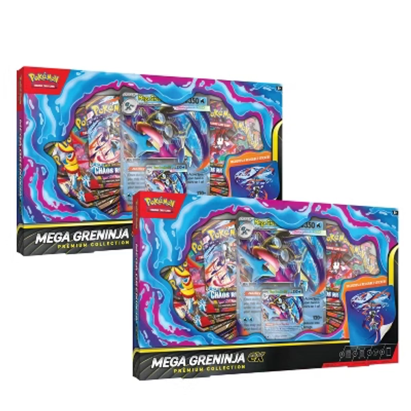Pokemon TCG: Mega Greninja ex Premium Collections (2-Pack)