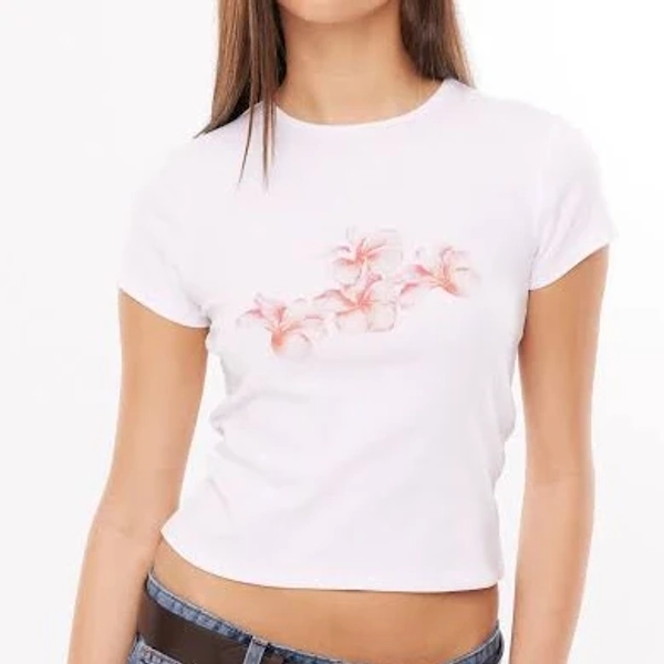 Supré Harlow Frangipanis Graphic Tee