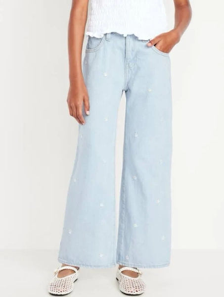 Old Navy Kids' High-Waisted Baggy Wide-Leg Jeans