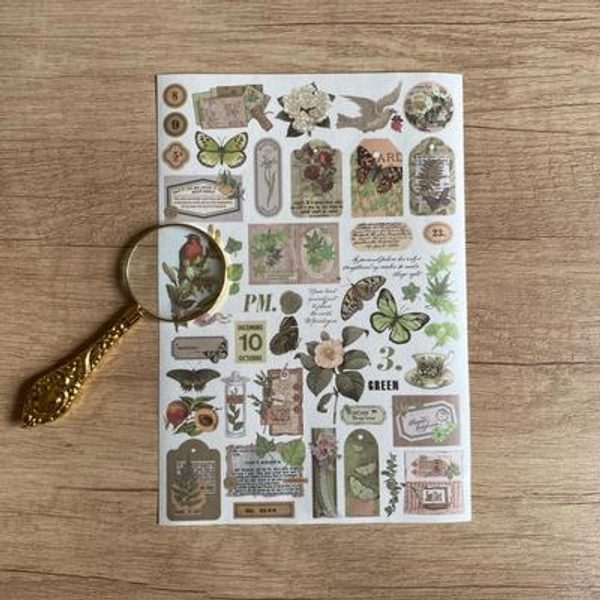 Vintage Washi Stickers