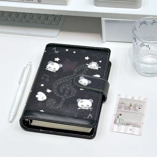 Japanese Cute Bear Diary A6PU Soft Leather Magnetic Loose-leaf Ins High-value Notepad Notebook Schedule Booklet Decoration Gift - AliExpress 21