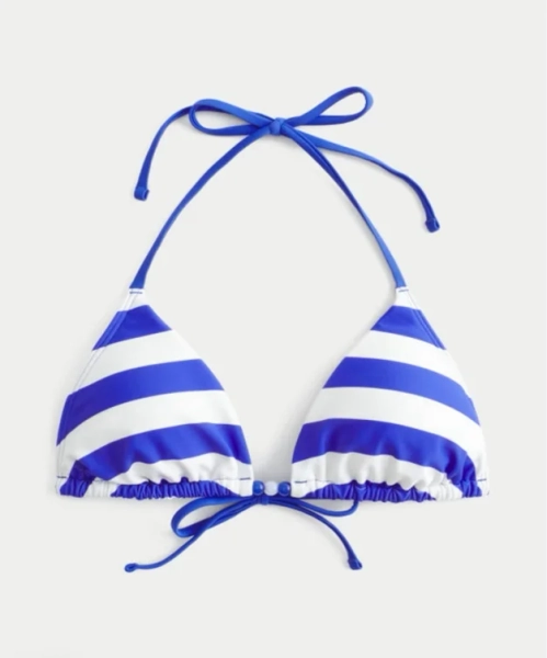 Beaded Triangle Bikini Top