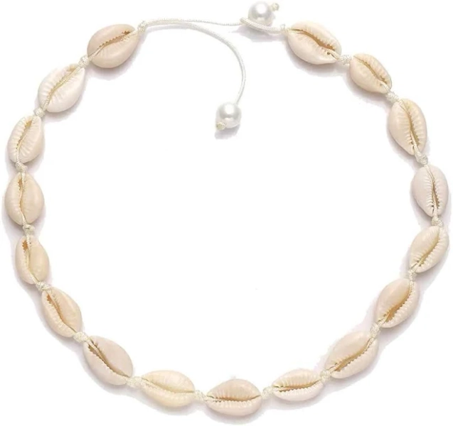 Cowry Natural Shell Choker Necklace