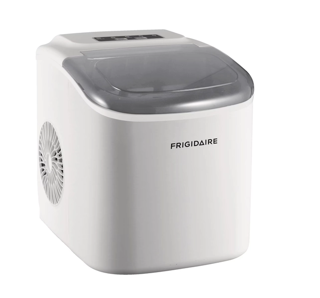 Frigidaire Ice Maker with Digital LED Panel, 26-lb Ice in 24 hrs, Ready in 6 Min, 1.2-qt