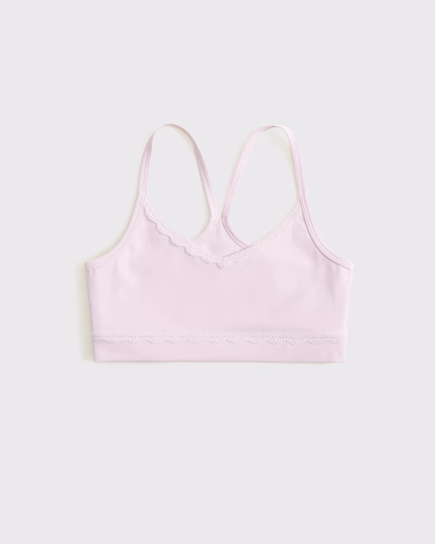 ypb lace-trim sports bra