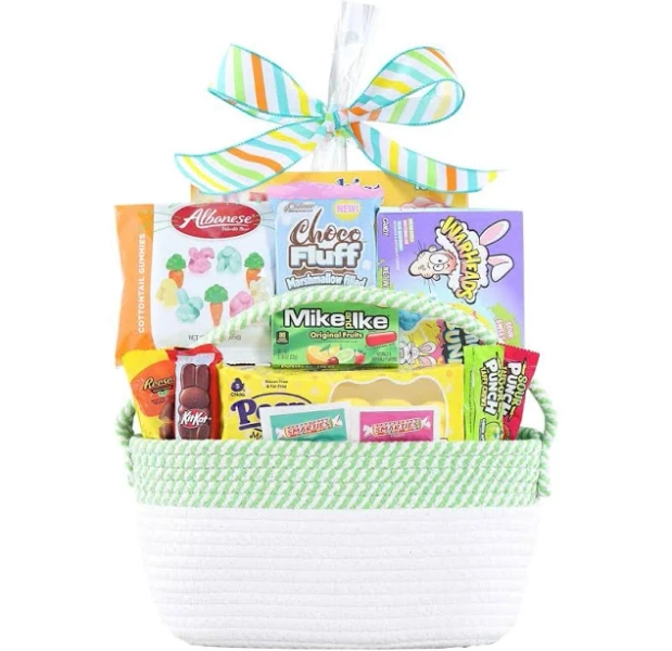 Houdini Inc Green Rope Variety Pack Candy Easter Basket