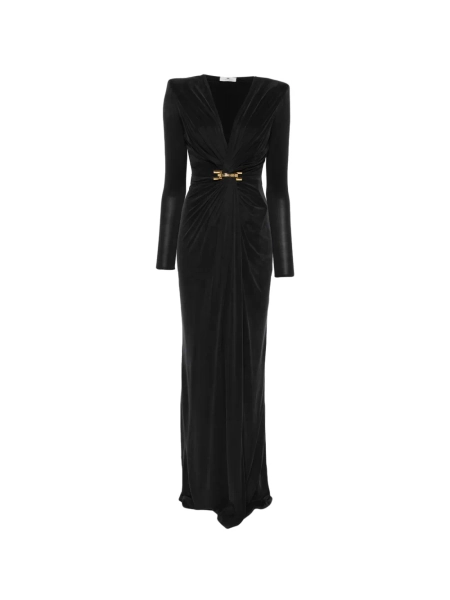 Elisabetta Franchi robe longue à manches longues | 40