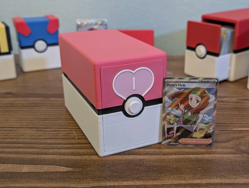 Love Ball Pokémon Card Storage - Holds 500+ Cards