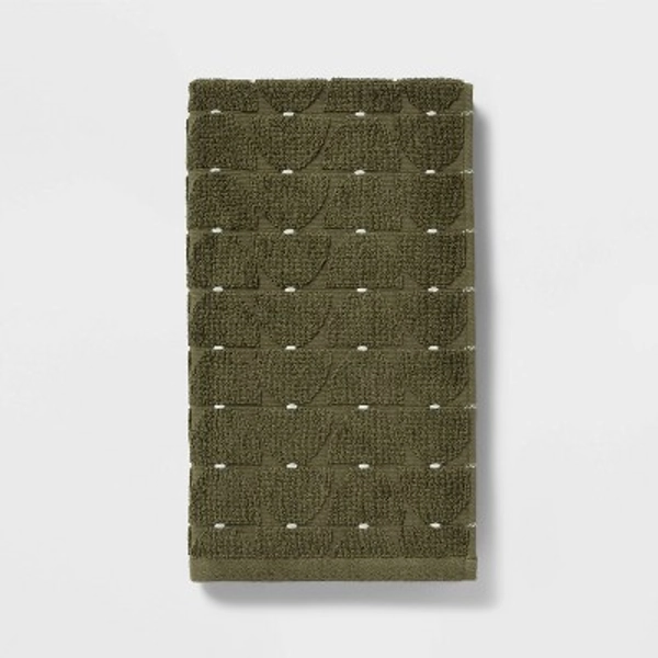Modern Sculpted Hand Towel Green - Threshold™