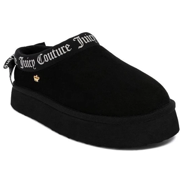 Juicy Couture Kids Olyana Girls Suede Slip-On Boots