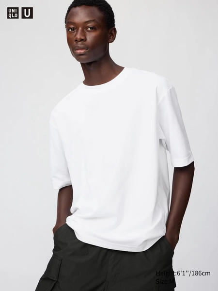 Uniqlo AIRism Cotton Oversized T-Shirt