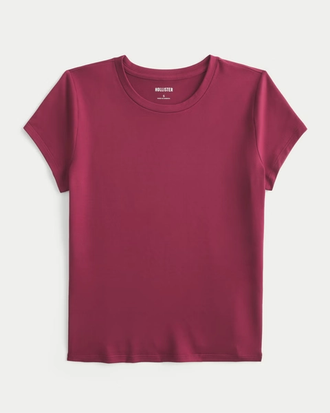 Soft Seamless Fabric Crew Baby Tee
