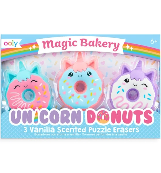 Magic Bakery Unicorn Donut Scented Erasers