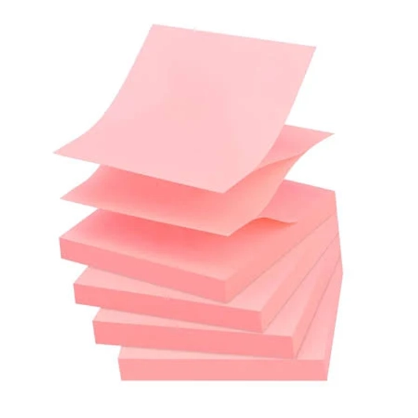 Pop-up Sticky Notes 400 Sheets, 3x3 Inch Self-Stick Pads, 4 Pack Vibrant Memo Pads for Office Home, 100 Sheets per Pad, Pink, Size: 3 x 3