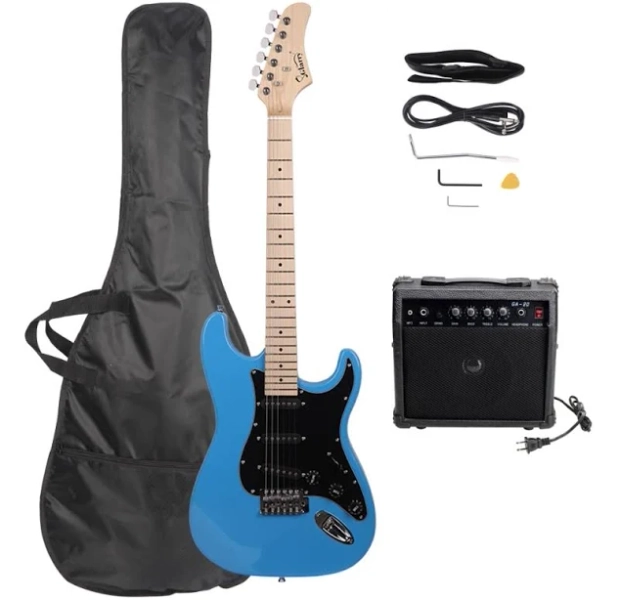 Glarry GST Electric Guitar w/20W Amplifier