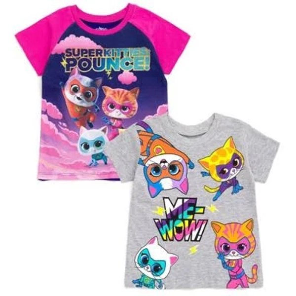 Disney Super Kitties 2-Pack T-Shirts