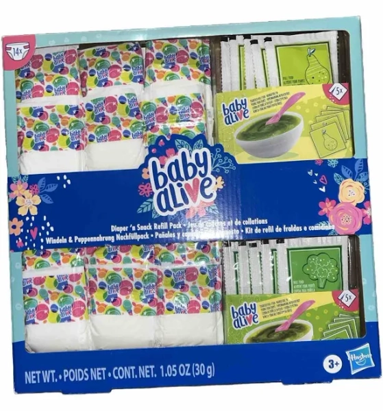 Baby Alive Diaper 'n Snack Refill Pack