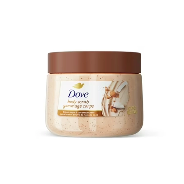 Dove Exfoliating Body Scrub for Women Brown Sugar and Coconut Butter  15 oz