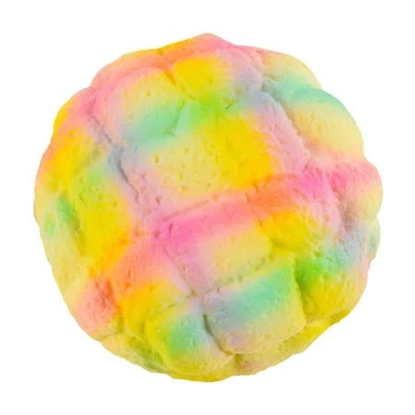 Rainbow Twist Bread Slow Rebound Squishy Toy Realistic Soft Squeeze Stress Relief Fidget Toy Portable Decompression Toy for Adults Kids Anxiety Relief