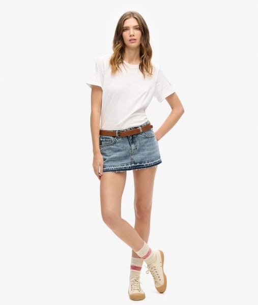 Denim Mini Skirt