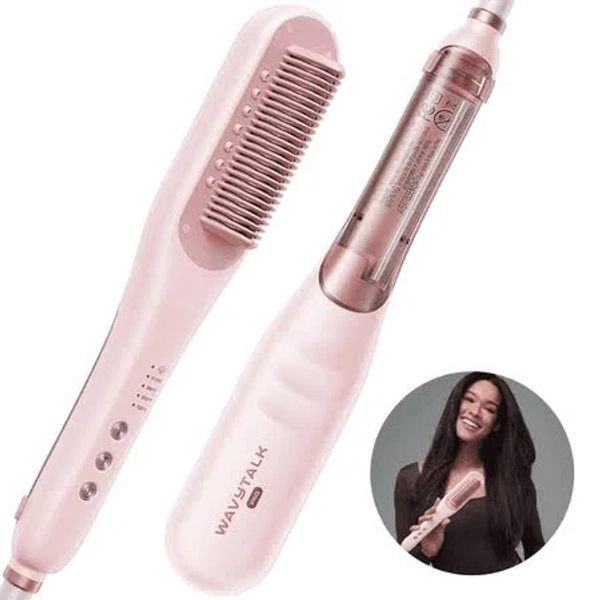Wavytalk Pro Steam Hair Straightener Brush