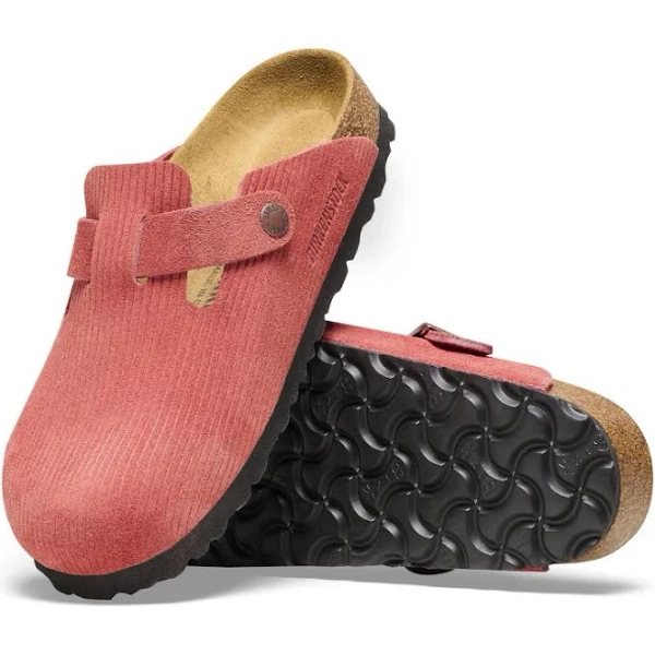Birkenstock Boston Embossed Corduroy Suede