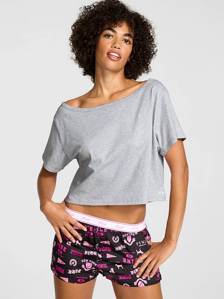 Slouchy Cropped Sleepshirt