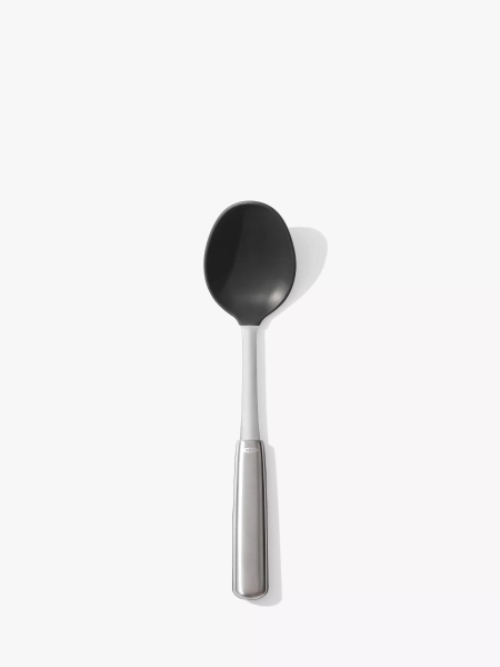 OXO Stainless Steel Solid Spoon with Silicone Head