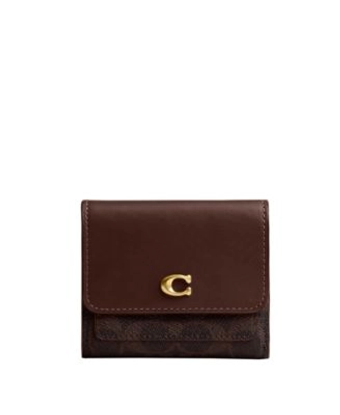 Mila Signature Canvas Flap Wallet 