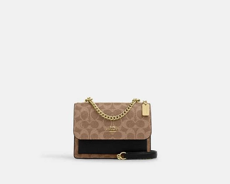 Coach Women's Mini Klare Signature Canvas Crossbody Bag