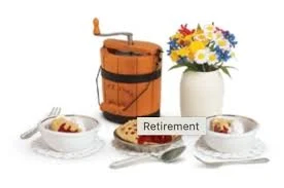 NEW American Girl Addy's Ice Cream Set NRFB
