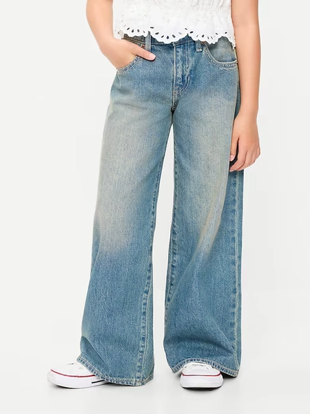 Super Baggy Wide-Leg Jeans for Girls