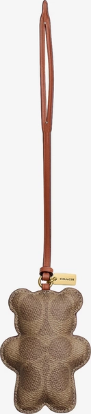 COACH Porta-chave (caramelo / chocolate / castanho claro, One Size)