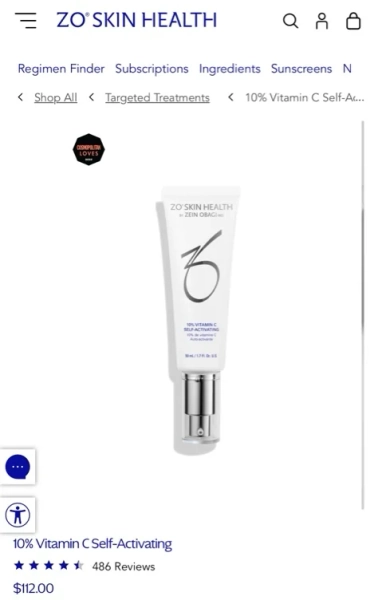 ZO Skin Health — 10% Vitamin C Self-Activating