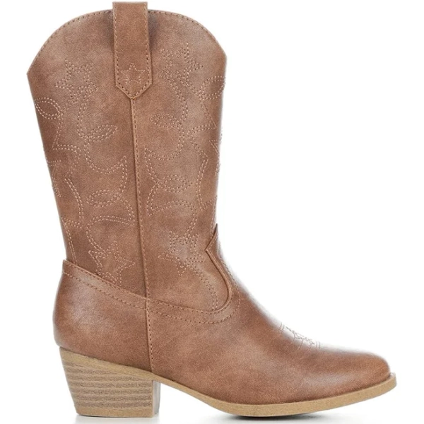 Jellypop Girls' Katie Jo Distressed Cowboy Boots