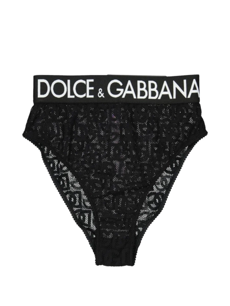 Dolce & Gabbana logo-jacquard high-waist briefs | 3