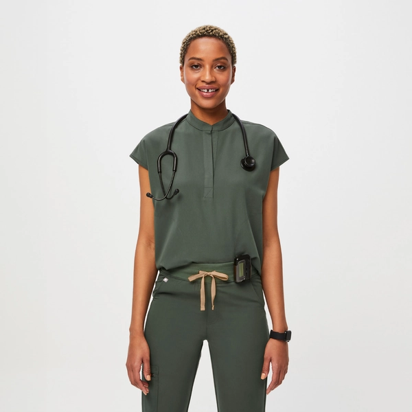 Casaca de uniforme médico holgada Rafaela™