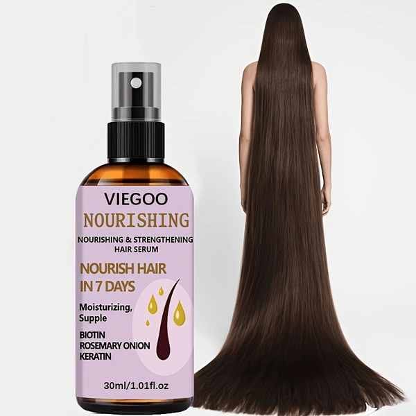 [Biotin Keratin Essence] 7-Day Biotin Keratin Hair Care Essence, Four Ingredients Including Rosemary Biotin, Provides Long-Lasting Moisture And Nourishment For The Hair, 30Ml