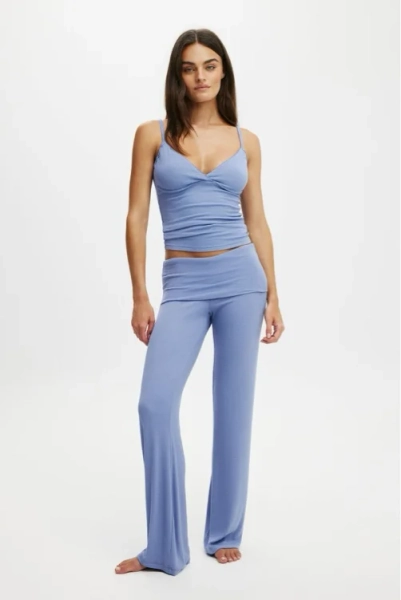 Airy Soft Roll Waist Pant