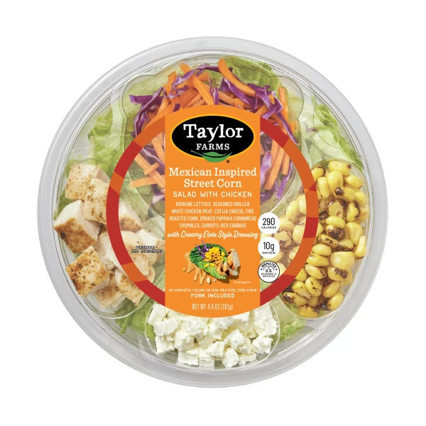 Taylor Farms Mexican Street Corn with Chicken Salad Bowl