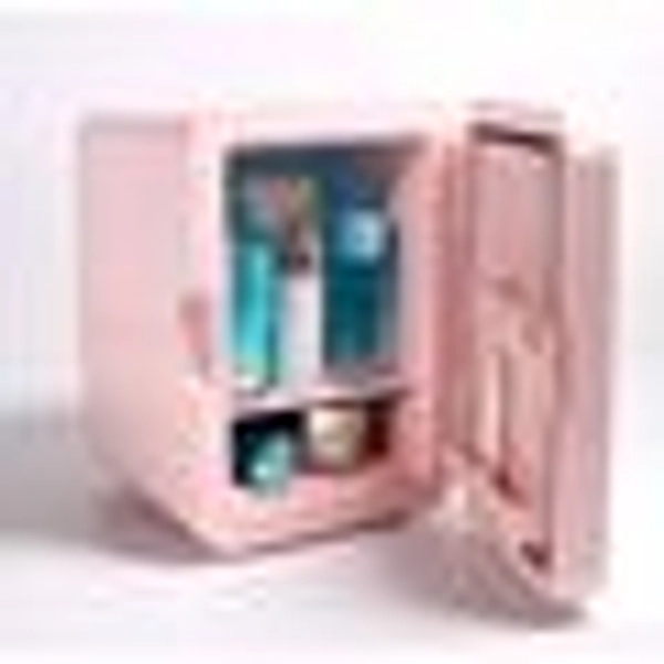 Frigidaire 9 Can Beauty Lighted Mirror Countertop Mini Fridge Black: Skincare & Makeup Cosmetic Refrigerator