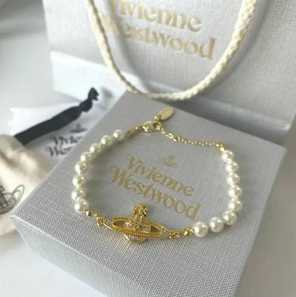 Mini Bas Relief Pearl Bracelet