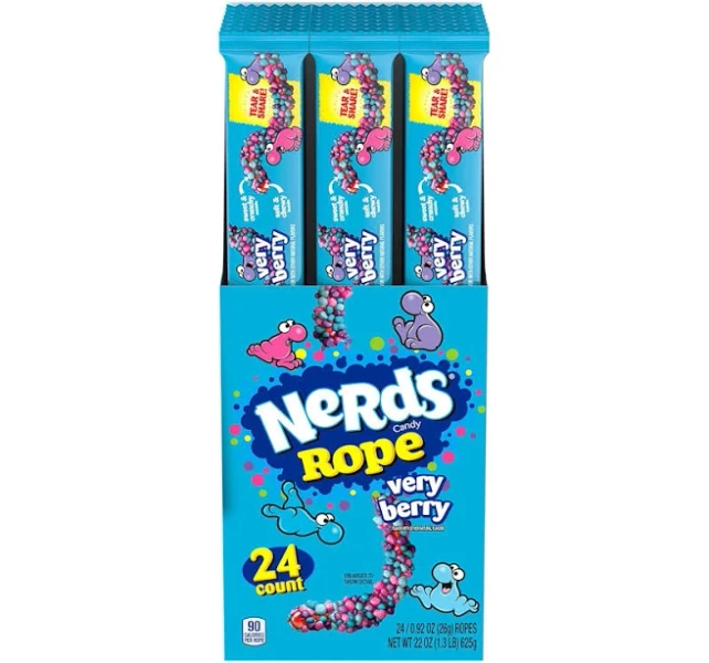Nerds Rope Very Berry 24 ct.